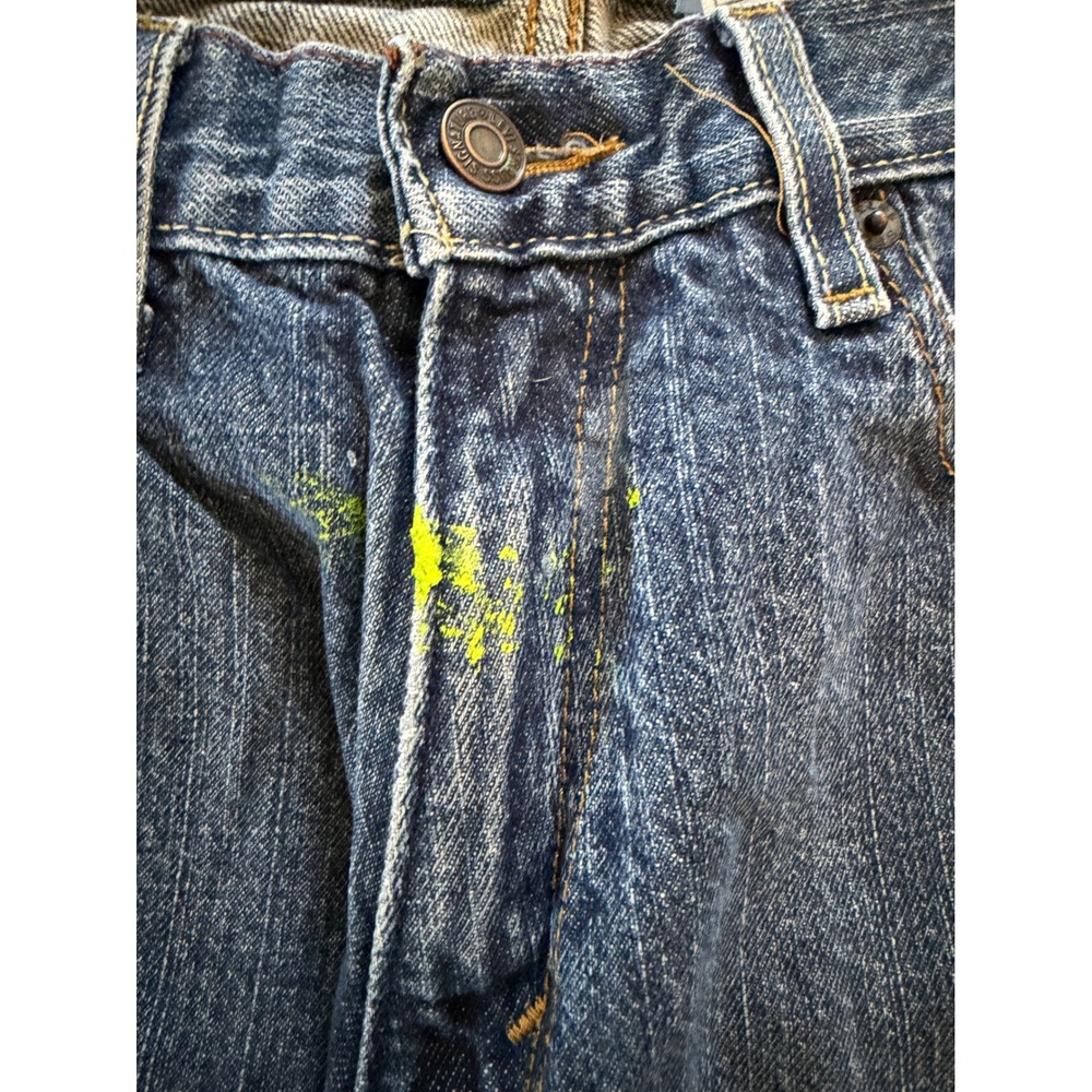 Levi's Jeans - 100% Cotton Signature Mens 32x32 Denim Loose Fit Distressed 2000s - Picture 3 of 6